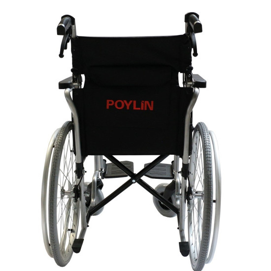 Poylin P120 Refakatci Frenli Manuel Tekerlekli Sandalye Poylin P120 Refakatci Frenli Manuel Tekerlekli Sandalye