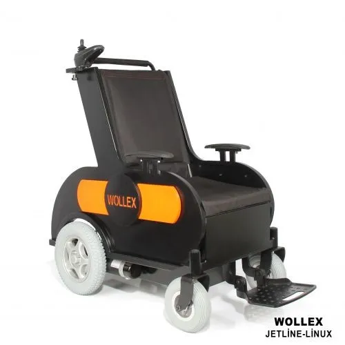 Wollex Jetline-Linux Refakatçi Sürüşlü Akülü Tekerlekli Sandalye