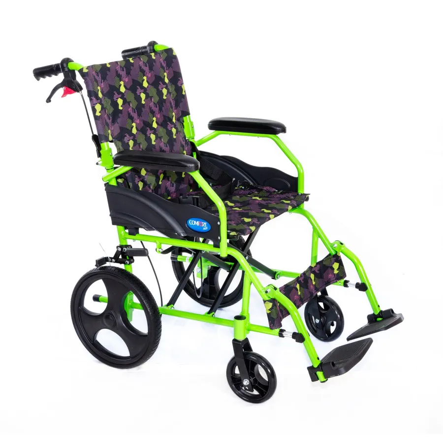 Comfort Plus KY863-12 Green Silver Özellikli Tekerlekli Sandalye