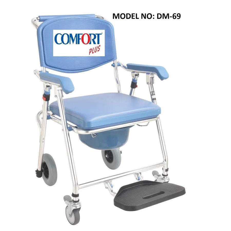Comfort Plus DM-69 Banyo ve Tuvalet Özellikli Tekerlekli Sandalye