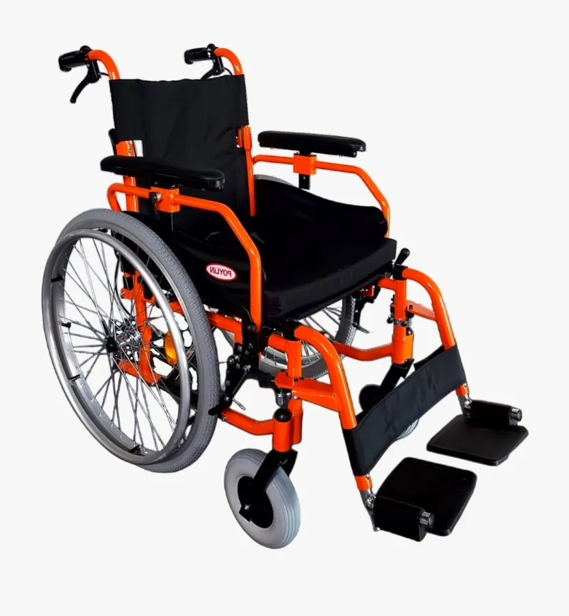 Poylin P967 Alüminyum Tekerlekli Sandalye (40 cm)